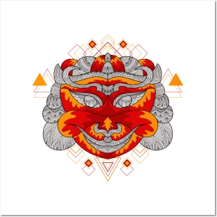 Barong ornament decorative Posters and Art